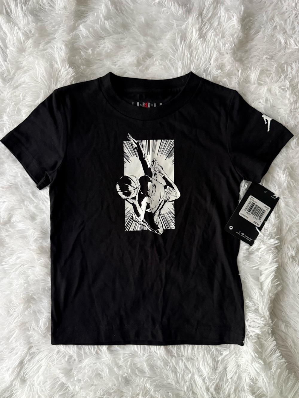 Boys' Black Graphic Tee